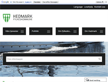 Tablet Screenshot of hedmark.org