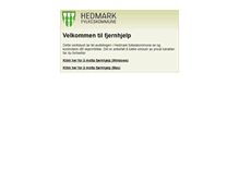 Tablet Screenshot of fjernhjelp.hedmark.org